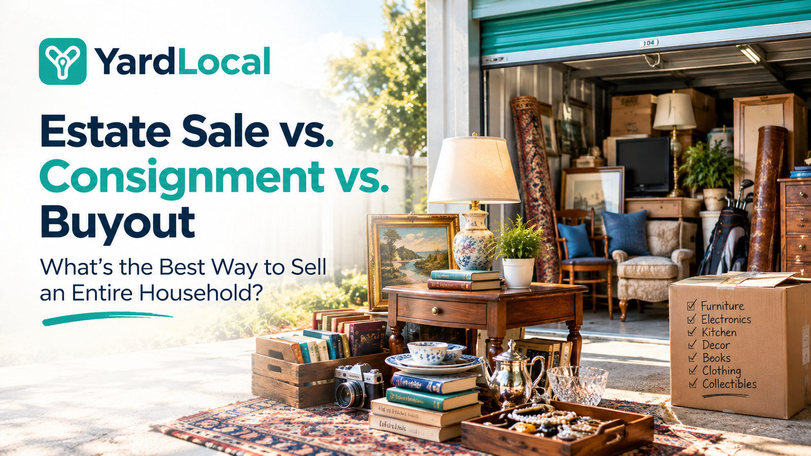 Estate Sale vs. Consignment vs. Buyout: What's the Best Way to Sell an Entire Household?