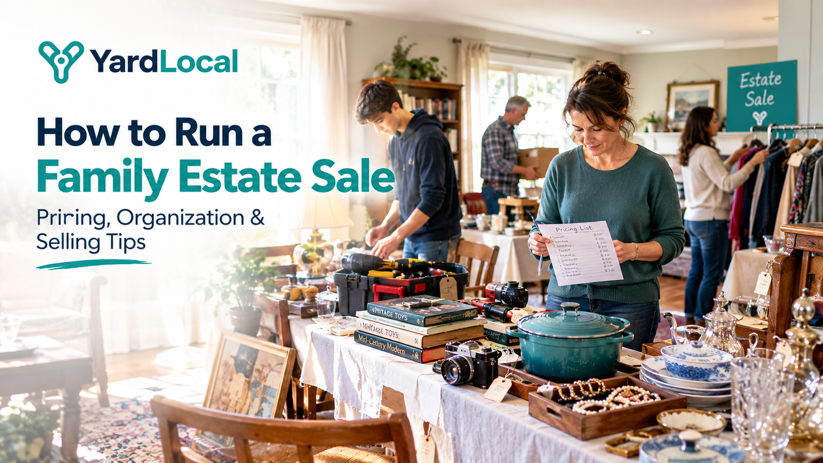 How to Run a Family-Managed Estate Sale Without Overpricing Everything